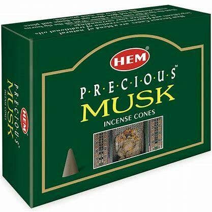 Precious Musk Hem Incense Cones Bulk Wholesale 120 Cones